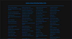 Desktop Screenshot of churchincharlotte.info